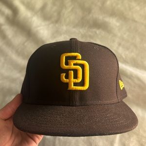 Authentic San Diego Padres on field fitted hat size 7